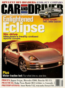 CAR & DRIVER 1999 MAY - MOSLER, NORWOOD F50, F60, DB7